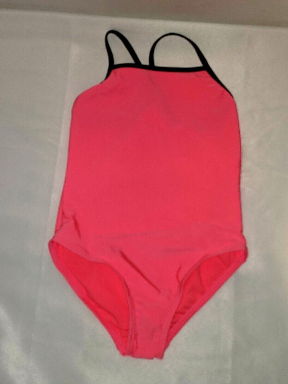 Wonder Nation Hot Pink One-Piece Bathing Suit - NWOT - sz sm 4-6